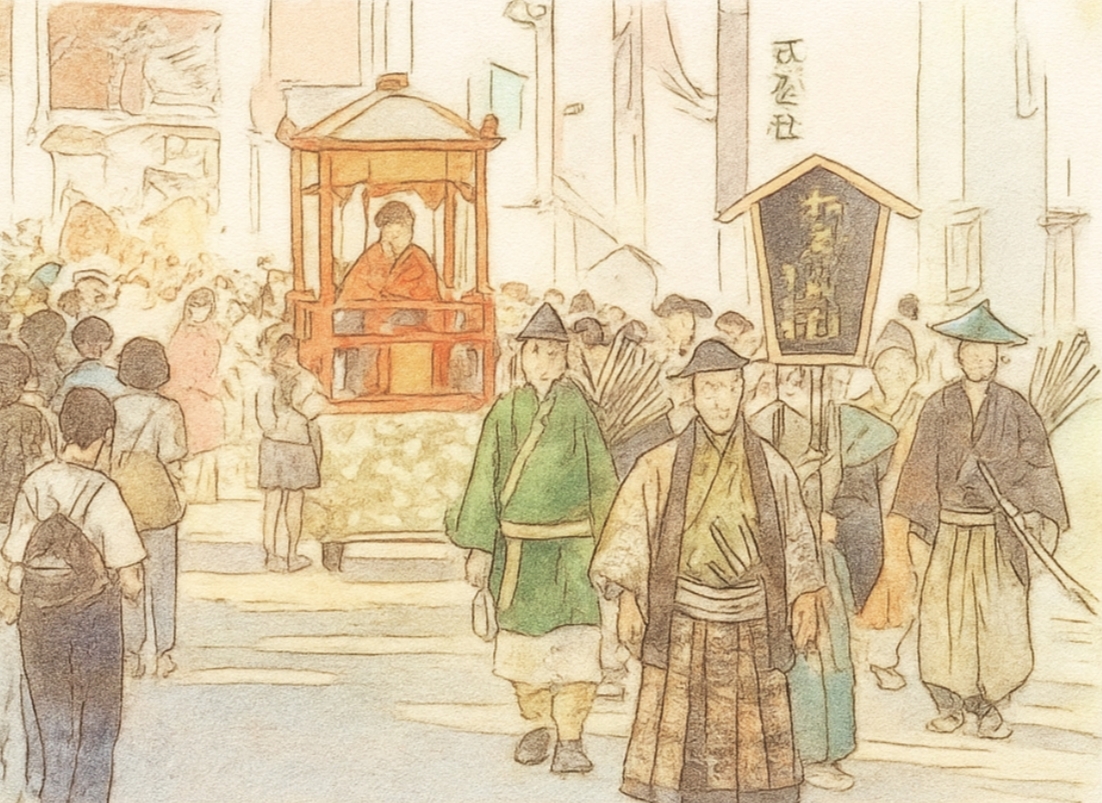 大垣市赤坂「中山道赤坂宿まつり」