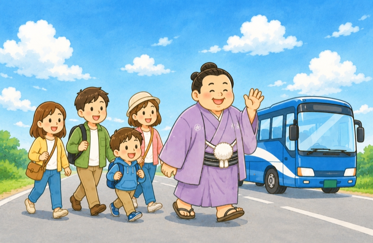 豊臣兄弟ゆかりの地を巡る！「力士とどすこい！まち散歩」開催